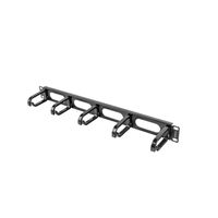 Miniatura 3 de ORGANIZADOR DE CABLES LANBERG 5 ANILLAS 19" 1U TIPO B NEGRO