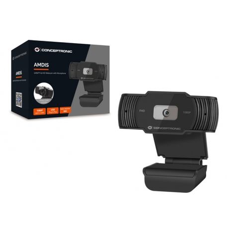 WEBCAM FHD CONCEPTRONIC AMDIS04 1080P USB FOCO FIJO 3.6MM 30 FPS ANGULO VISION 65º MICROFONO INTEGRA - Imagen 5 de 6 WEBCAM FHD CONCEPTRONIC AMDIS04 1080P USB FOCO FIJO 3.6MM 30 FPS ANGULO VISION 65º MICROFONO INTEGRA - Imagen 5 de 6