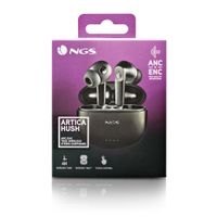 Miniatura 2 de AURICULAR INTRAUDITIVO BLUETOOTH NGS ARTICA HUSH TWS BT 5.3 ANC ENC 16h MICROFONO CONTROL TACTIL NEG