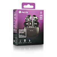 Miniatura 3 de AURICULAR INTRAUDITIVO BLUETOOTH NGS ARTICA HUSH TWS BT 5.3 ANC ENC 16h MICROFONO CONTROL TACTIL NEG