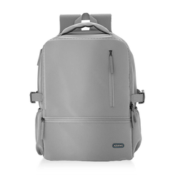 AISENS Mochila Deportiva Repelente Al Agua Para Portatil 15 6  Gris