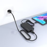 Miniatura 3 de AISENS Cargador De Sobremesa GaN 100W PD3 0 1xUSB C 1 8m  Negro