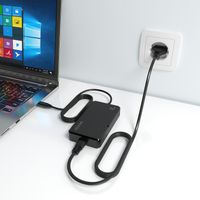 Miniatura 6 de AISENS Cargador De Sobremesa GaN 45W PD3 0 1xUSB C 1 8m  Negro