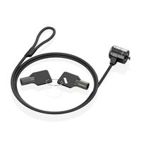 Miniatura 2 de CABLE SEGURIDAD AISENS CERRADURA LLAVE 1.5M