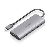 Miniatura 2 de AISENS USB C Dock 6 en 1  USB C a 1xHDMI  1xRJ45  1xUSB A 10G  2xUSB C 10G  1xUSB C PD  Gris  20cm