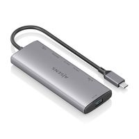 Miniatura 3 de AISENS USB C Dock 7 en 1  USB C a 1xHDMI  1xUSB A 10G  2xUSB C 10G  1xSD  1xMicroSD  1xUSB C PD 100W  Gris  20cm