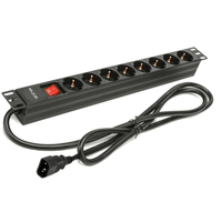 Miniatura 1 de Phasak Regleta 19  8 tomas SFO C14 con interruptor 2 m   BNS 3535