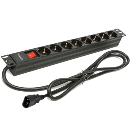 Phasak Regleta 19 8 tomas SFO C14 con interruptor 2 m BNS 3535 - Imagen 1 de 3 Phasak Regleta 19 8 tomas SFO C14 con interruptor 2 m BNS 3535 - Imagen 1 de 3
