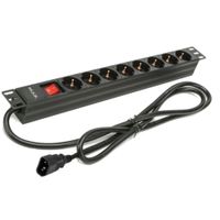 Miniatura 2 de Phasak Regleta 19  8 tomas SFO C14 con interruptor 2 m   BNS 3535