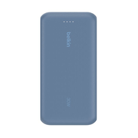 Miniatura 1 de POWERBANK BELKIN BPB024HQBL CABLE USB-C INTEGRADO AZUL 20000 mAH 1xUSB-C 1xUSB-A 30W
