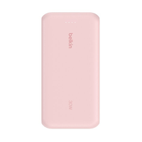 Miniatura 1 de POWERBANK BELKIN BPB024HQPK CABLE USB-C INTEGRADO ROSA 20000 mAH 1xUSB-C 1xUSB-A 30W