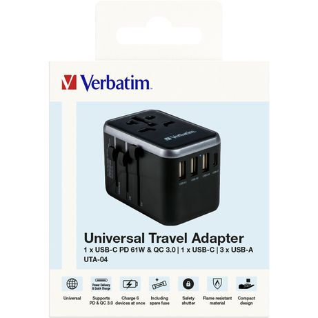 UNIVERSAL TRAVEL ADAPTER UTA-04 61W - Imagen 14 de 26 UNIVERSAL TRAVEL ADAPTER UTA-04 61W - Imagen 14 de 26