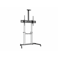 Miniatura 1 de SOPORTE DE SUELO CON RUEDAS EQUIP PARA PANTALLAS DE 60-100" COLOR PLATA Max.VESA 1000x400