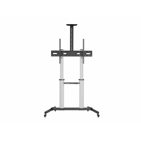 SOPORTE DE SUELO CON RUEDAS EQUIP PARA PANTALLAS DE 60-100" COLOR PLATA Max.VESA 1000x400 - Imagen 3 de 8 SOPORTE DE SUELO CON RUEDAS EQUIP PARA PANTALLAS DE 60-100" COLOR PLATA Max.VESA 1000x400 - Imagen 3 de 8