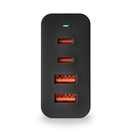 CARGADOR DE PARED NGS ULTRARRAPIDO DE 100W GaN CON 2xUSB-C PD 2xUSB-A - Imagen 3 de 5 CARGADOR DE PARED NGS ULTRARRAPIDO DE 100W GaN CON 2xUSB-C PD 2xUSB-A - Imagen 3 de 5