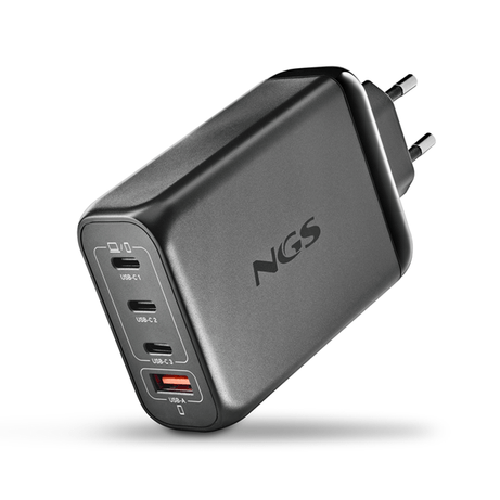 CARGADOR DE PARED NGS BUD 140W GaN 3xUSB-C 1xUSB-A - Imagen 1 de 7 CARGADOR DE PARED NGS BUD 140W GaN 3xUSB-C 1xUSB-A - Imagen 1 de 7