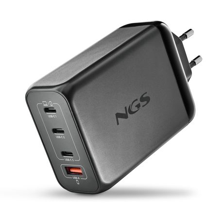 CARGADOR DE PARED NGS BUD 240W GaN 3xUSB-C 1xUSB-A - Imagen 2 de 7 CARGADOR DE PARED NGS BUD 240W GaN 3xUSB-C 1xUSB-A - Imagen 2 de 7