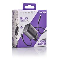 Miniatura 9 de CARGADOR DE PARED NGS BUD 65W GaN 1xUSB-C INCLUYE CABLE DE CARGA