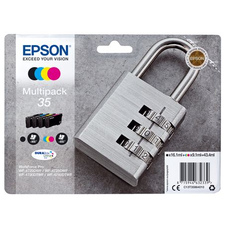 EPSON Multipack 4-colours 35 DURABrite Ultra Ink - Imagen 2 de 3 EPSON Multipack 4-colours 35 DURABrite Ultra Ink - Imagen 2 de 3
