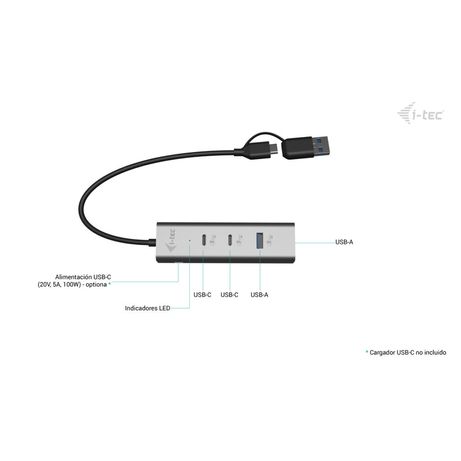 USBC+USBA CHARGE HUB 7 PORT - Imagen 5 de 9 USBC+USBA CHARGE HUB 7 PORT - Imagen 5 de 9