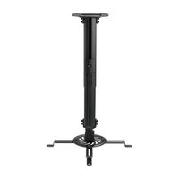Miniatura 3 de AISENS Soporte Universal Giratorio  Inclinable y Extensible de Techo para Proyector 13 5Kg  Negro