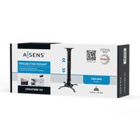 Miniatura 7 de AISENS Soporte Universal Giratorio  Inclinable y Extensible de Techo para Proyector 13 5Kg  Negro