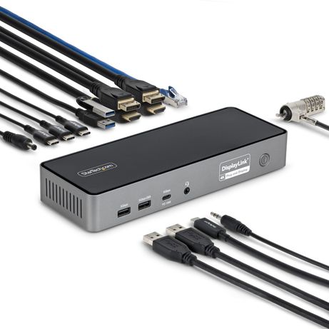 Docking Station Universal USB-C de 3 Pantallas PD 140W - 4K - Imagen 3 de 3 Docking Station Universal USB-C de 3 Pantallas PD 140W - 4K - Imagen 3 de 3