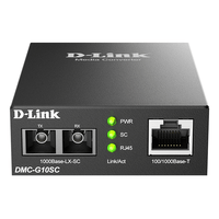 Miniatura 1 de CONVERTIDOR DE MEDIOS MONOMODO 100/1000 BASE-T A 1000 BASE-LX (SC) 10KM POWER 5V