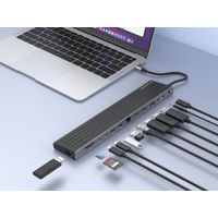 Miniatura 4 de DOCKING USB-C CONCEPTRONIC DONN32B A 2xHDMI 1xDP 2xUSB-C PD 100W 3xUSB-A 5GB 1xSD 1xMicroSD 1xRJ45