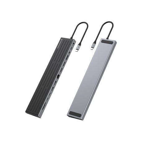 DOCKING USB-C CONCEPTRONIC DONN32B A 2xHDMI 1xDP 2xUSB-C PD 100W 3xUSB-A 5GB 1xSD 1xMicroSD 1xRJ45 - Imagen 5 de 7 DOCKING USB-C CONCEPTRONIC DONN32B A 2xHDMI 1xDP 2xUSB-C PD 100W 3xUSB-A 5GB 1xSD 1xMicroSD 1xRJ45 - Imagen 5 de 7