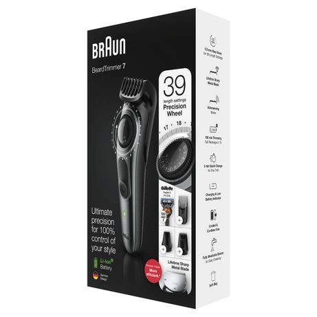 CORTAPELO BRAUN BT7220 CABEZALES REGULABLE 0.5-10mm RECARGABLE PARA CABELLO Y BARBA + GILLETTE PROGL - Imagen 4 de 4 CORTAPELO BRAUN BT7220 CABEZALES REGULABLE 0.5-10mm RECARGABLE PARA CABELLO Y BARBA + GILLETTE PROGL - Imagen 4 de 4