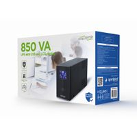 Miniatura 2 de SAI GEMBIRD CON USB Y DISPLAY LCD 850 VA NEGRO
