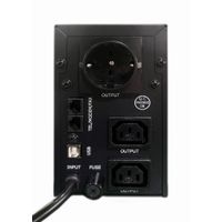 Miniatura 5 de SAI GEMBIRD CON USB Y DISPLAY LCD 850 VA NEGRO