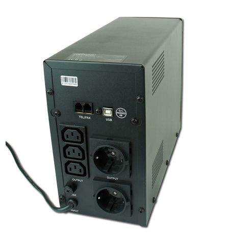 SAI GEMBIRD CON USB Y DISPLAY LCD 1200 VA NEGRO - Imagen 4 de 5 SAI GEMBIRD CON USB Y DISPLAY LCD 1200 VA NEGRO - Imagen 4 de 5