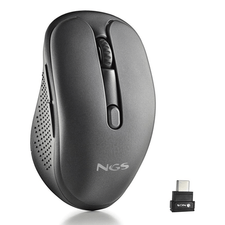 MOUSE NGS OPTICO EVO JOT INALAMBRICO RECARGABLE MULTIMODE USB-C - Imagen 1 de 2 MOUSE NGS OPTICO EVO JOT INALAMBRICO RECARGABLE MULTIMODE USB-C - Imagen 1 de 2