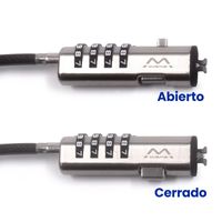 Miniatura 5 de EWENT Cable Seguridad Nano combinacion