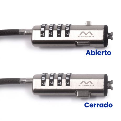 EWENT Cable Seguridad Nano combinacion - Imagen 5 de 7 EWENT Cable Seguridad Nano combinacion - Imagen 5 de 7
