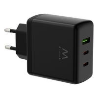 Miniatura 1 de EWENT Cargador Gan Fast 65W 2 USB-C PD-1USB-A QC
