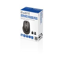 Miniatura 3 de RATON EWENT EW3243 800/1600/2400/3200DPI INALAMBRICO 6 BOTONES NEGRO/GRIS