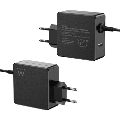 CARGADOR DE PARED EWENT EW3978 USB-C CON PD 65W + PUERTO USB-A - Imagen 3 de 4 CARGADOR DE PARED EWENT EW3978 USB-C CON PD 65W + PUERTO USB-A - Imagen 3 de 4
