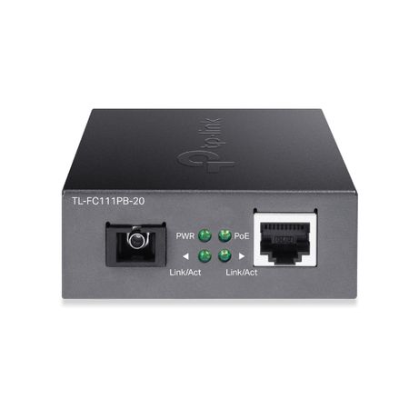 CONVERTIDOR DE FIBRA TP-LINK FC111PB-20 SINGLE-MODE SC WDM BIDIRECCIONAL DE 1P RJ45 10/100 PoE A 1P - Imagen 4 de 5 CONVERTIDOR DE FIBRA TP-LINK FC111PB-20 SINGLE-MODE SC WDM BIDIRECCIONAL DE 1P RJ45 10/100 PoE A 1P - Imagen 4 de 5