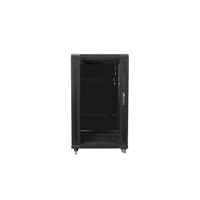 Miniatura 2 de ARMARIO RACK LANBERG 22U 600X600 FLAT PACK PUERTA CRISTAL NEGRO