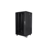 Miniatura 3 de ARMARIO RACK LANBERG 22U 600X600 FLAT PACK PUERTA CRISTAL NEGRO