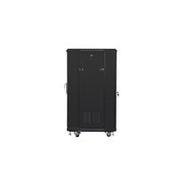 Miniatura 4 de ARMARIO RACK LANBERG 22U 600X600 FLAT PACK PUERTA CRISTAL NEGRO