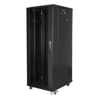 Miniatura 1 de ARMARIO LANBERG RACK 19" 32U 600X800 FLAT PACK BLACK NEGRO