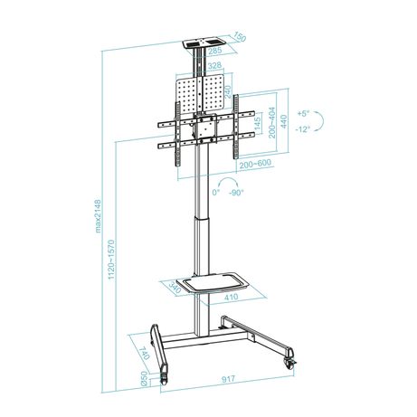 Tooq FS1184M-B Soporte ruedas Cometa 60-100 90º - Imagen 9 de 9 Tooq FS1184M-B Soporte ruedas Cometa 60-100 90º - Imagen 9 de 9