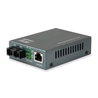 Miniatura 2 de CONVERTIDOR FIBRA LEVEL ONE FVT-1104 RJ45 ETHERNET A FIBRA MONOMODO SC 60KM