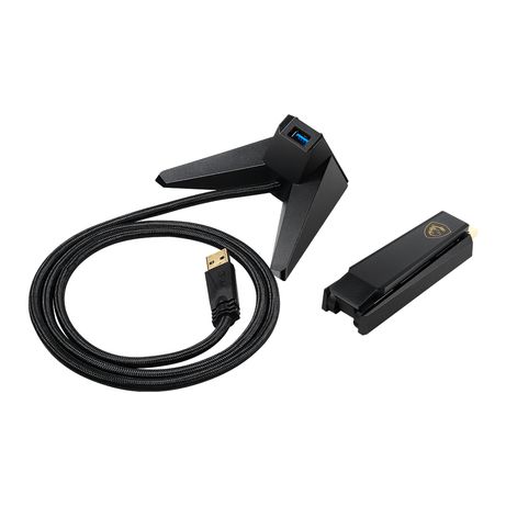 MSI GUAXE54 AXE5400 WiFi6E USB Adapter - Imagen 2 de 10 MSI GUAXE54 AXE5400 WiFi6E USB Adapter - Imagen 2 de 10