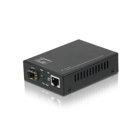 CONVERTIDOR FIBRA LEVEL ONE GVT-2010 RJ45 ETHERNET A SFP GB PoE PD - Imagen 2 de 3 CONVERTIDOR FIBRA LEVEL ONE GVT-2010 RJ45 ETHERNET A SFP GB PoE PD - Imagen 2 de 3