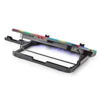 Miniatura 4 de BASE DE REFRIGERACION PARA PORTATILES NGS HERO STAND HASTA 15,6" 6 VENTILADORES PANTALLA LCD SOPORTE